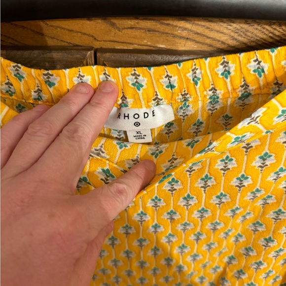 Yellow ankle length skirt - Picture 3 of 4